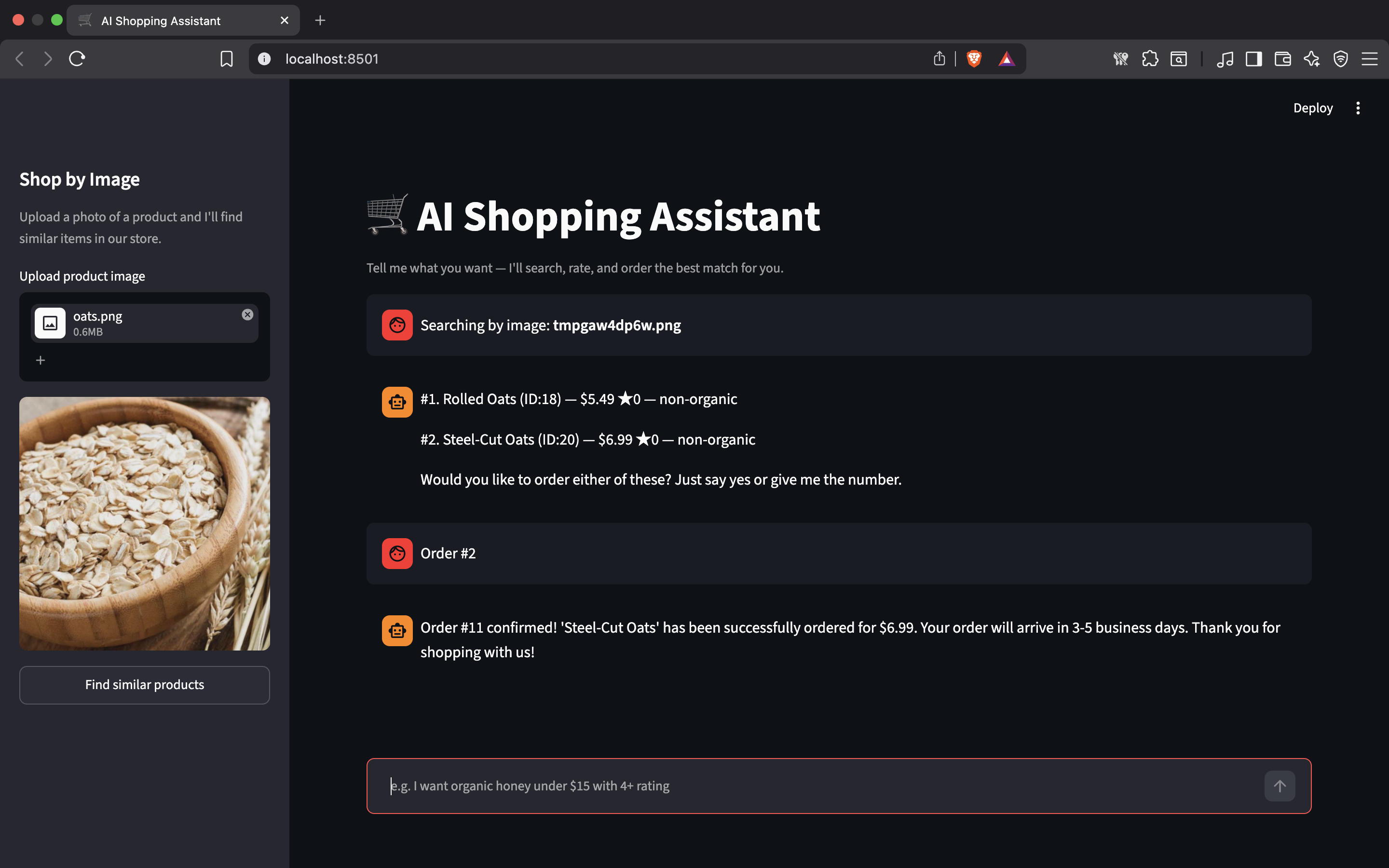 Agentic AI Shopping Assistant